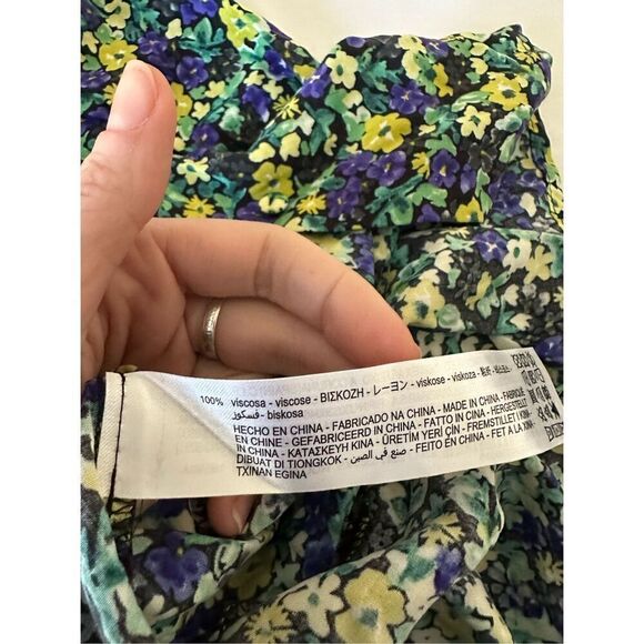 NWT Zara Women’s Full Floral Printed Button Shirt Size XS - Picture 8 of 8